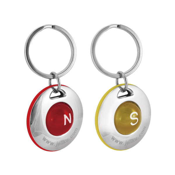 Custom PVC Loop Round Keychain, Metal Keychain Manufacturer