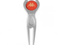 The Front Side Of Metal Golf Divot Tool With Coin