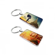 Design Your Vivid Embossed Eiffel Tower Keychain