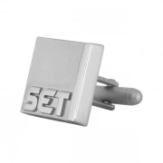 Excellent Plating Color Of Custom Relief Design Logo Cufflink