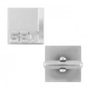 Stylish Sense Of Custom Relief Design Logo Cufflink