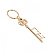 Gold Plating Of Custom 3D Key Shaped Keychain