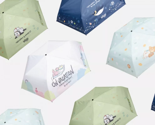醜白兔聯名晴雨傘四種圖案造型雨傘