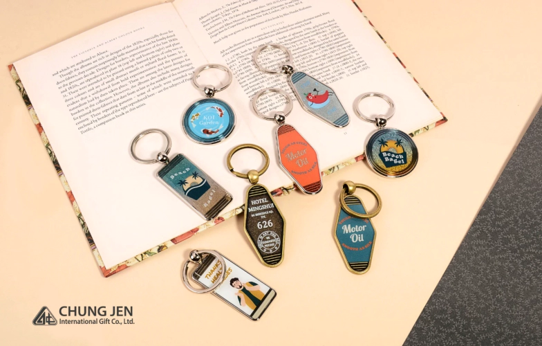 Chung Jen International Retro Keychains – Hotel Keychains