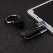 Easy To Use Snap Hook Keychain With Charging Cable