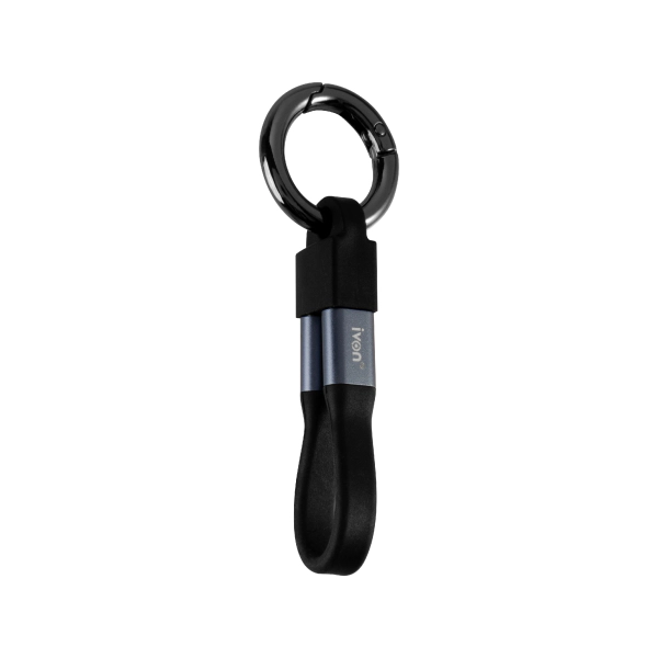 Hook Ring Of Snap Hook Keychain With Charging Cable