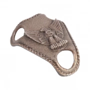 Relief Design Eagle Of Zinc Alloy Custom Woggle