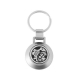 The Front Side Of Round Shape Coin Keychain With Opener