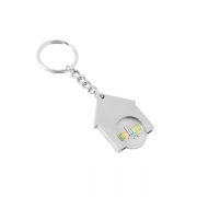 House Design Of House Shape Coin Keychain