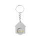 The Front Side Of House Shape Coin Keychain