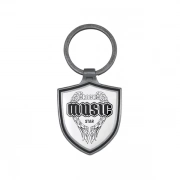 The Front Side Of Shield Shaped Zinc Alloy Keyring