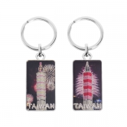 Different Design Of Taiwan Landmark Metal Keychain