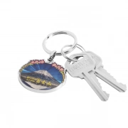 Digital Printing Of Mount Fuji Keychain