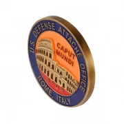 Relief Design Of Custom Defense Department Commemorative Coin